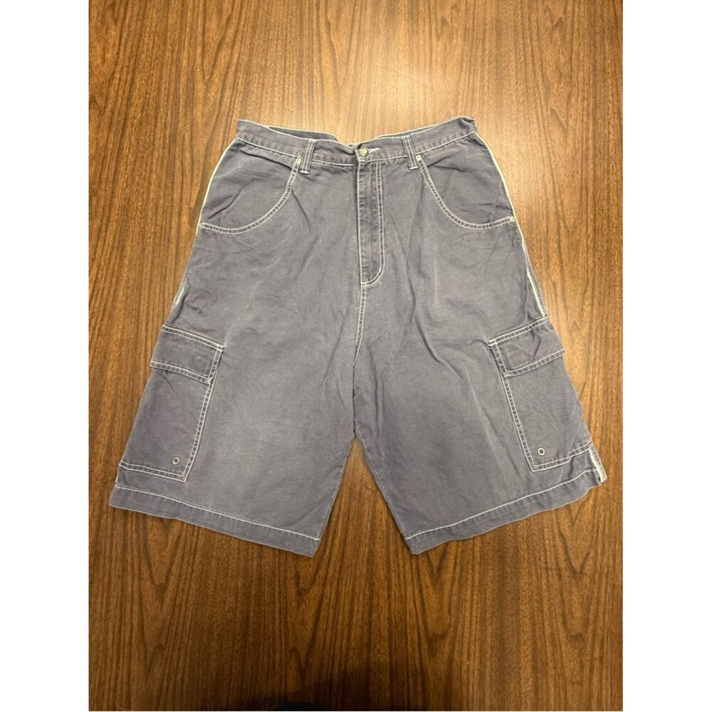 BreakDown Vintage Cargo Shorts in Faded Blue circa 1996 pre Y2K Rare Skater 🛹